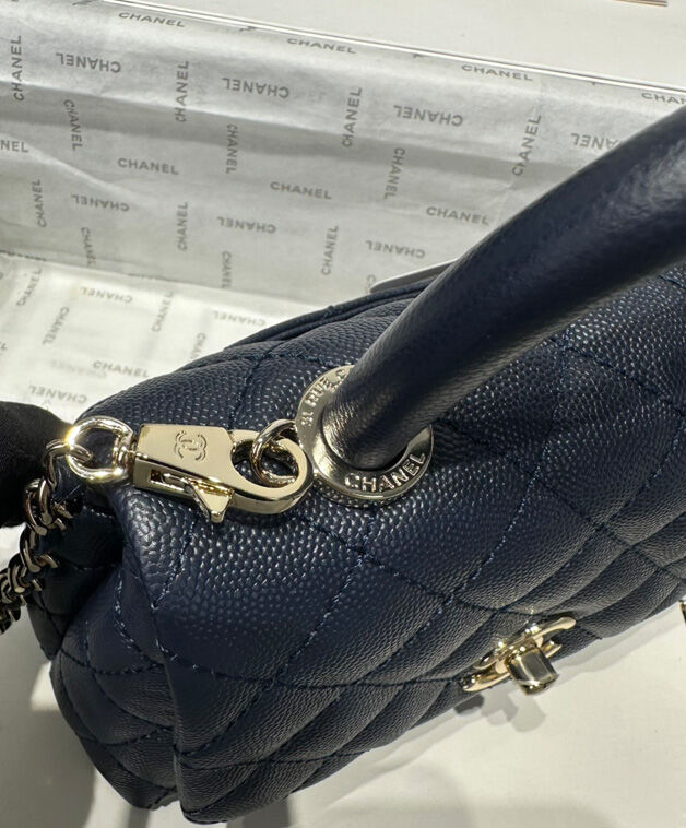 Chanel Flap Bag With Top Handle AS2215 Black